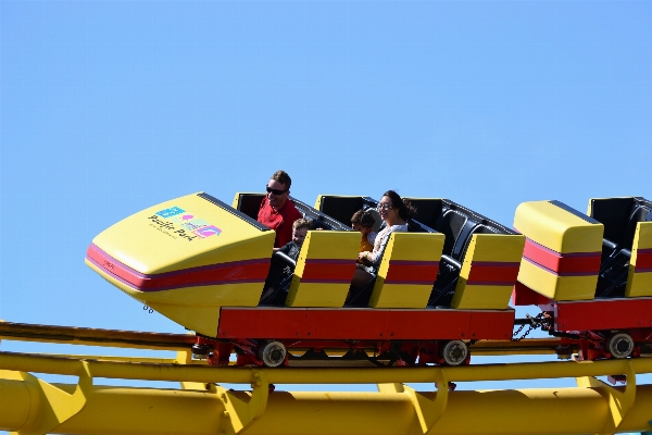 Recreation amusement park roller coaster Photo