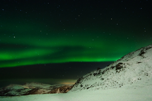 Sky night atmosphere green Photo