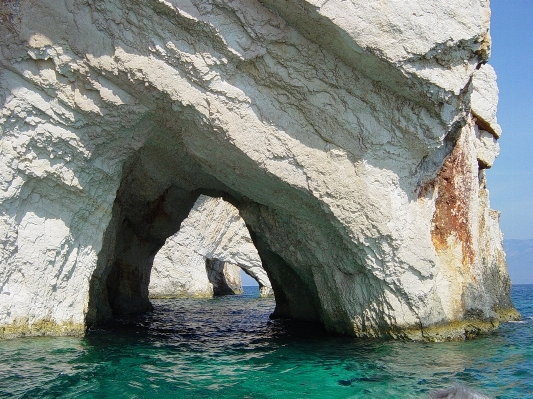 Sea coast rock formation Photo