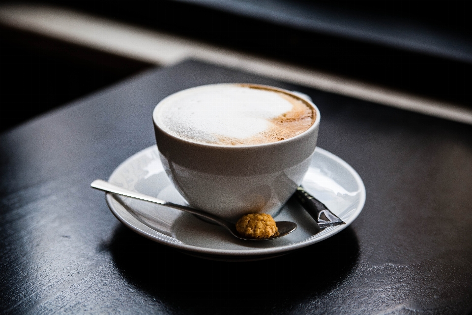 Bar caffè tazza latte macchiato