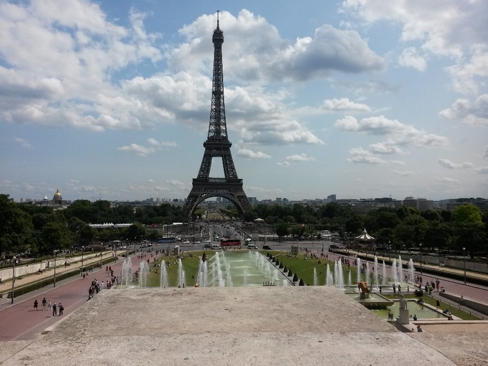 Ponte torre eiffel paris monumento