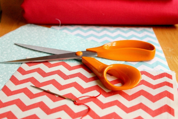 Needle orange pattern red Photo