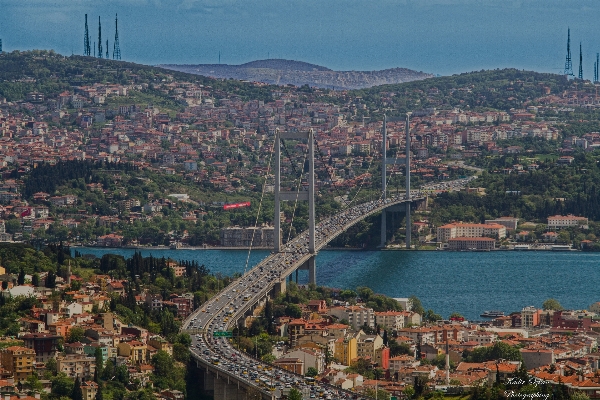 Landscape bridge skyline photography Photo