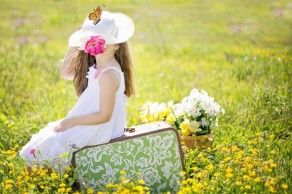 Nature outdoor plant girl Photo