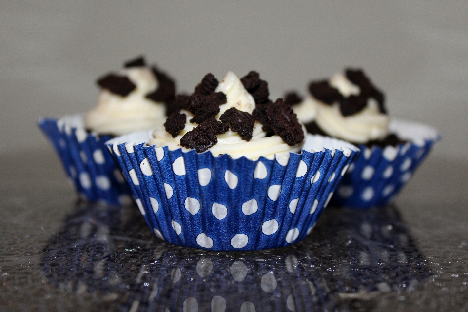 Doce comida chocolate bolinho