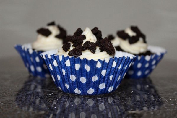 Sweet food chocolate cupcake Photo