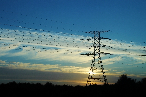 Horizon cloud sky sunset Photo