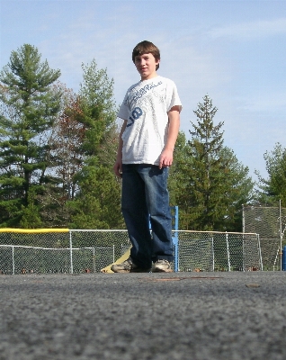 Boy kid standing young Photo