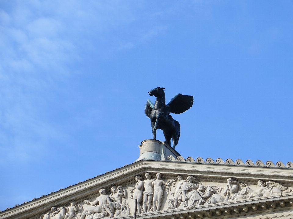 Vogel himmel gebäude stadt