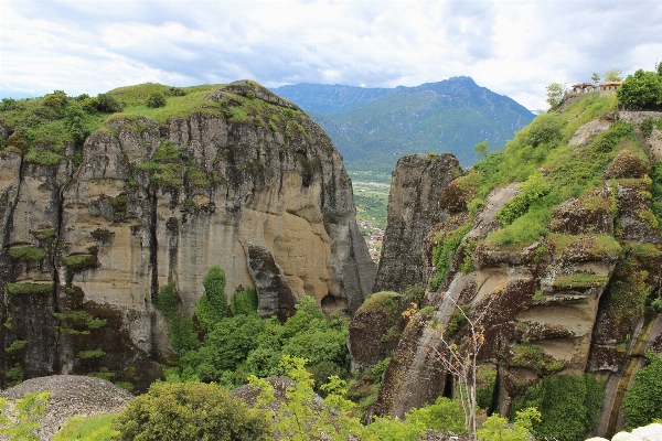 Zdjęcie Krajobraz rock góra budynek