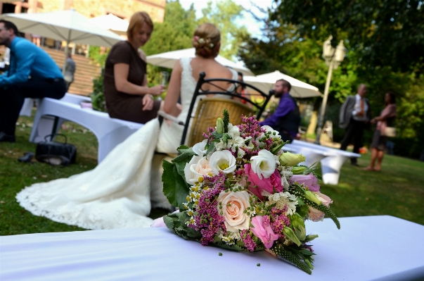 Flower celebration bouquet wedding Photo