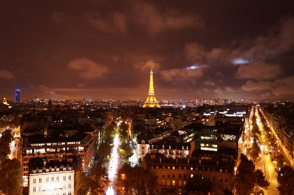 Architecture skyline night view Photo