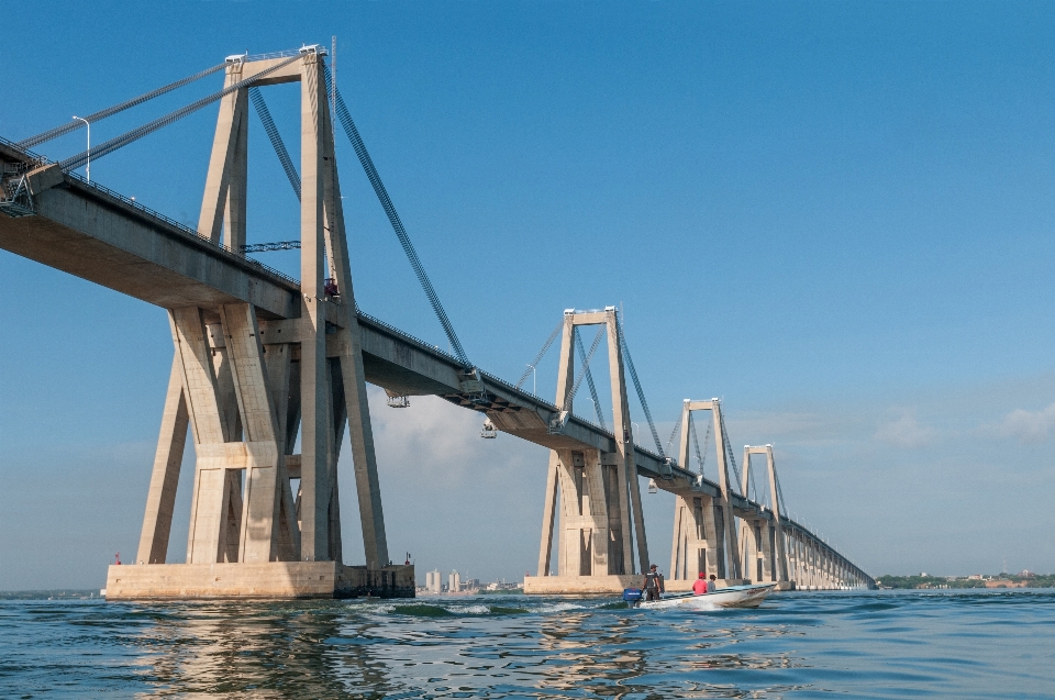 Sea architecture bridge crossing