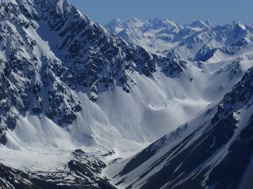 Landschaft natur berg schnee