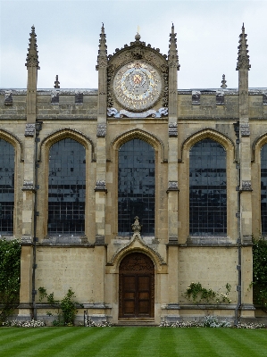 Architecture mansion clock building Photo