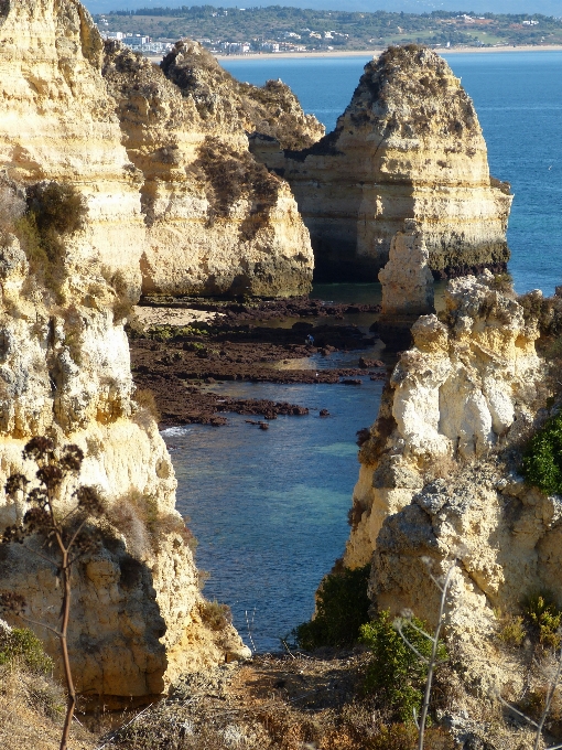 Paisaje mar costa agua