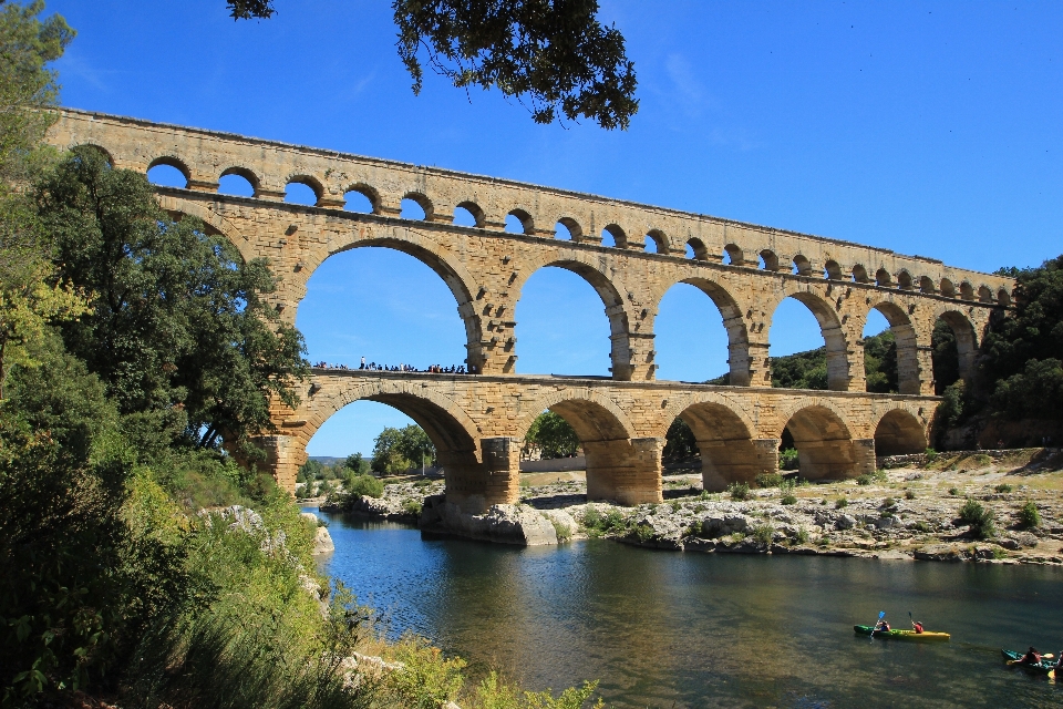 Arquitectura puente río francia