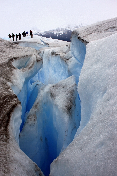 Landscape water mountain snow