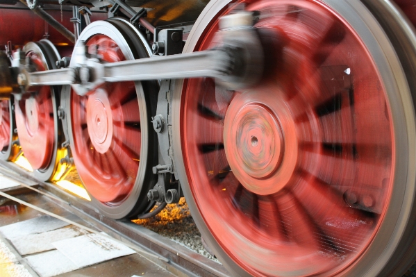 Railway traffic wheel rail Photo