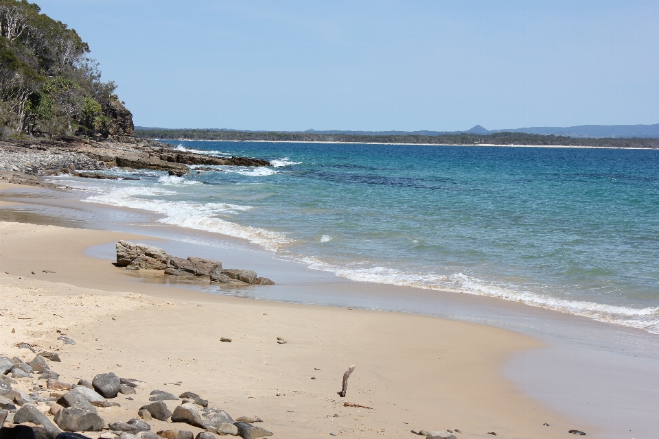 Plage mer côte sable