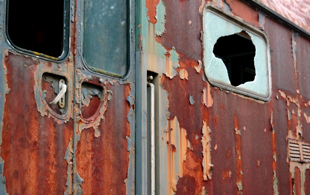 Wood railway wagon house Photo