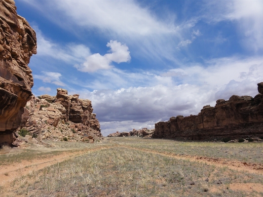 Landscape nature path rock Photo