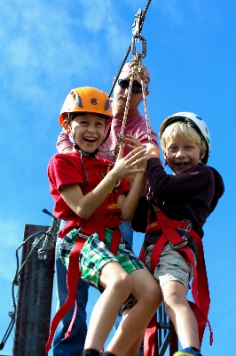 Forest outdoor rope sport Photo