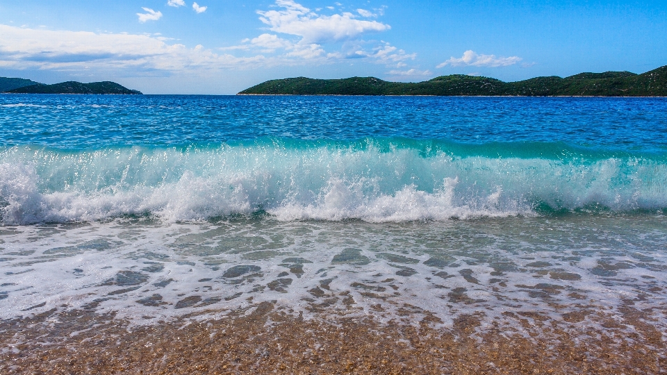 Plage paysage mer côte