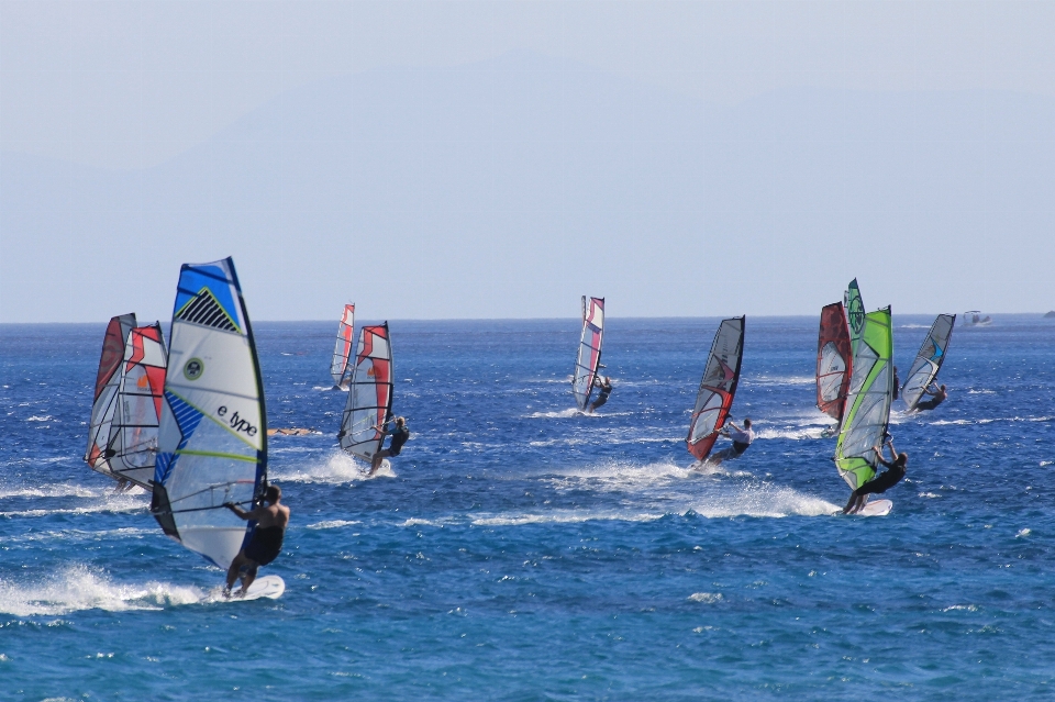 People wind recreation surfing