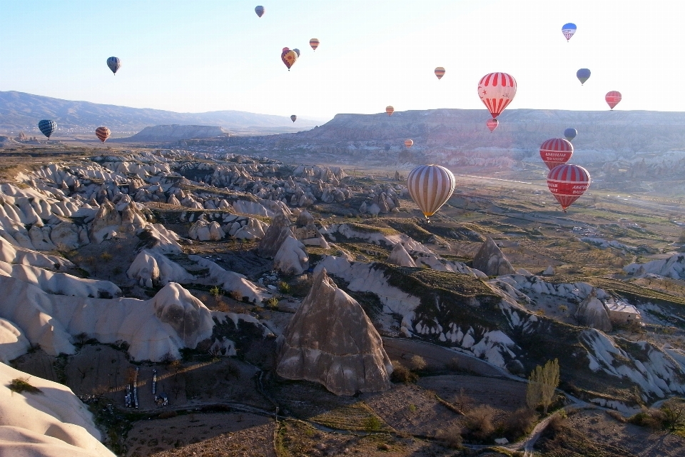 Morning balloon hot air valley