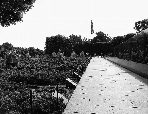 Photo Noir et blanc
 la photographie monument militaire