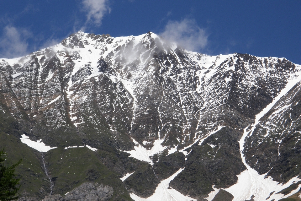 山 雪 冬天 山脉