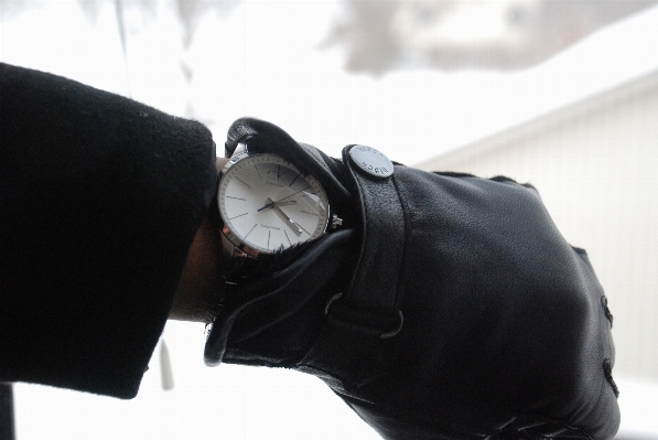 Watch hand shoe snow Photo