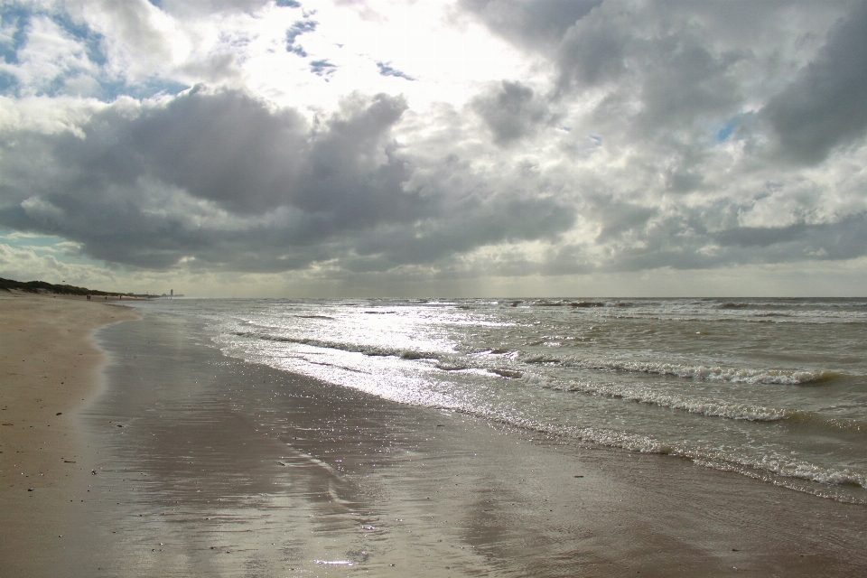 Pantai lanskap laut pesisir