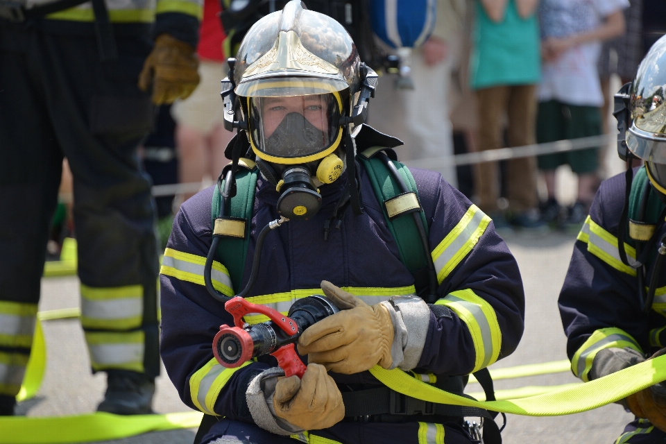 Person equipment fire profession