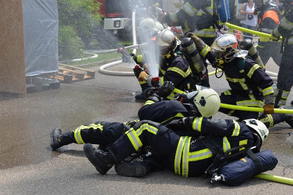 Water person fog equipment Photo