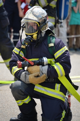 Person equipment fire profession Photo