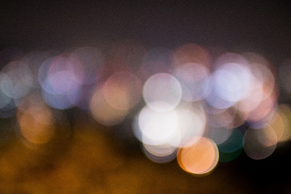 Light bokeh white night Photo