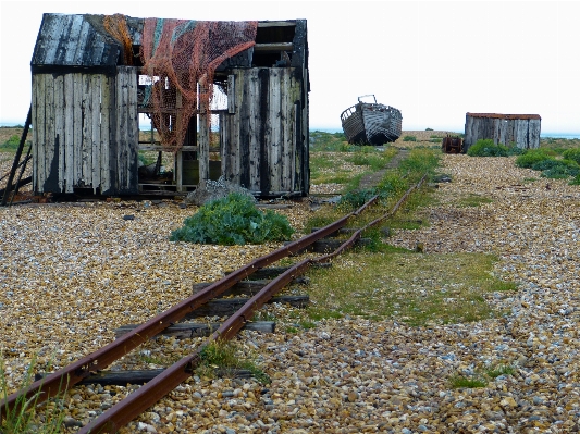 Beach track railway old Photo