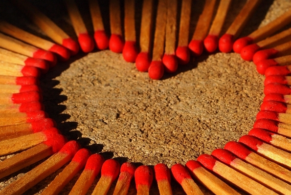 Spiral flower love heart Photo