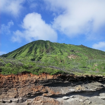 Foto Lanskap laut pesisir alam