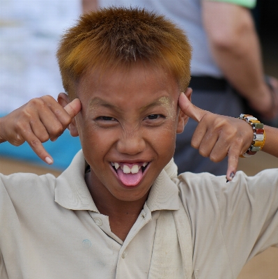 Person hair boy portrait Photo