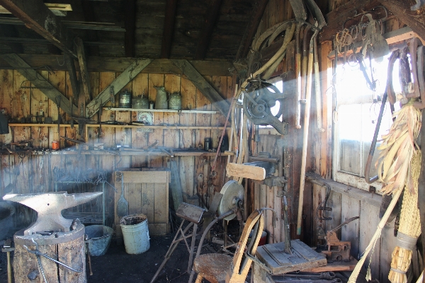 木 年 納屋 小屋 写真