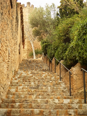 Rock architecture street house Photo