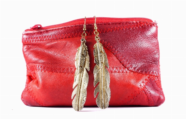 Leather red bag fashion Photo