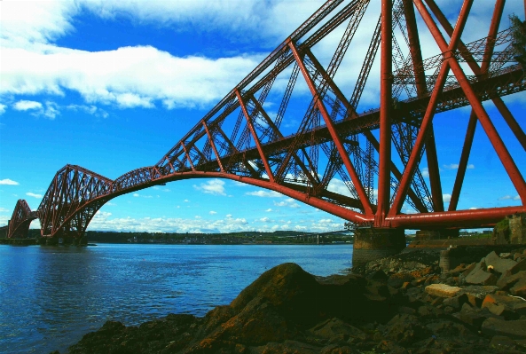 Sea structure bridge crossing Photo