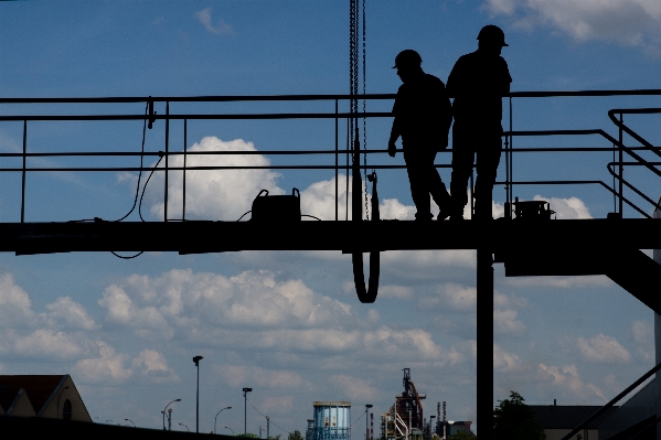 Фото небо мост линия горизонта вечер