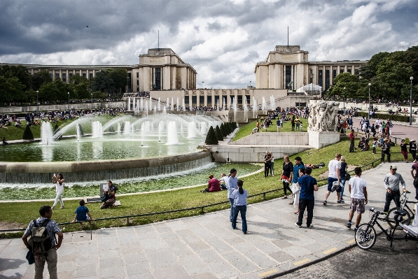 Paris france plaza park Photo