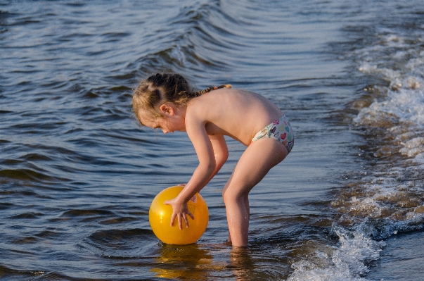 Beach sea water person Photo