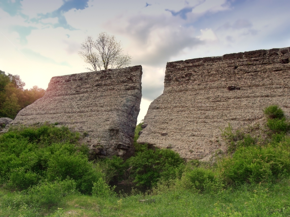 Paysage rock montagne colline